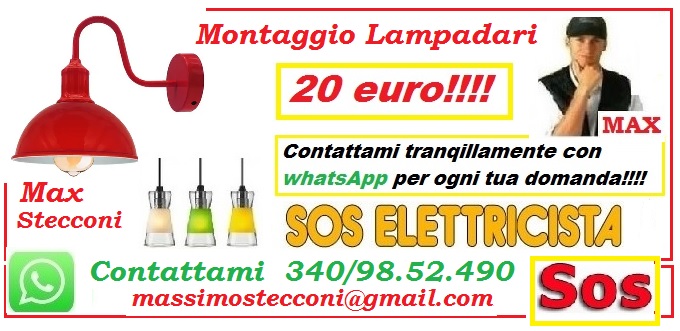 Montaggio lampadario ikea Roma Tuscolana 