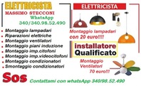 Montaggio ventilatore a soffitto Roma con 70 euro 