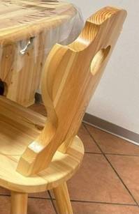 Srdie tirolesi  in pino grezzo  per baite per casa di montagna agriturismo minimo ordine 10 pz